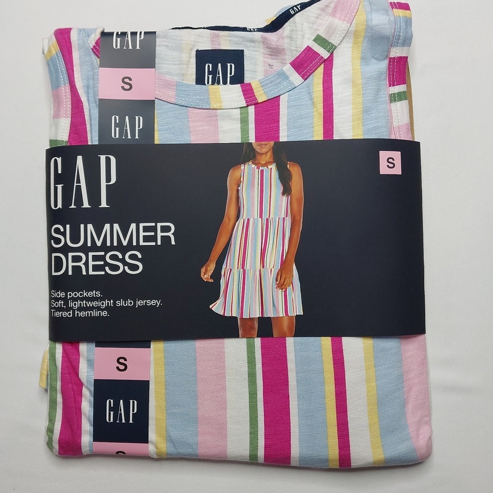 Gap Summer Dress Striped Dress Size‎ S